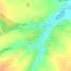 Топографическая карта Пыбья, высота, рельеф