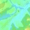 Топографическая карта Отрубнево, высота, рельеф