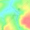 Топографическая карта Большой Колодезь, высота, рельеф
