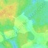 Топографическая карта Храброво, высота, рельеф