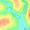 Топографическая карта Змеево, высота, рельеф