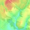 Топографическая карта Собакино, высота, рельеф