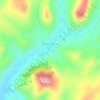 Топографическая карта Черемшанка, высота, рельеф