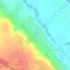 Топографическая карта Псотино, высота, рельеф