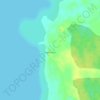 Топографическая карта Нижельское, высота, рельеф