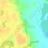 Топографическая карта Крутцы, высота, рельеф