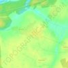 Топографическая карта Титово, высота, рельеф