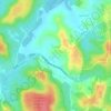 Топографическая карта Socorro, высота, рельеф