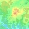 Топографическая карта Масленки, высота, рельеф