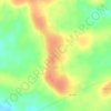 Топографическая карта Заево, высота, рельеф