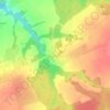 Топографическая карта Петровское, высота, рельеф