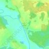 Топографическая карта Якушево, высота, рельеф