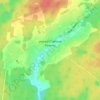 Топографическая карта имени Степана Разина, высота, рельеф