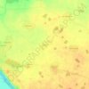 Топографическая карта Лосево, высота, рельеф