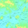 Топографическая карта 复州河, высота, рельеф