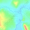 Топографическая карта Нигаматово, высота, рельеф