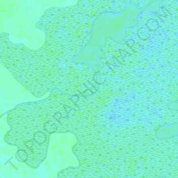 Топографическая карта Эльбан, высота, рельеф