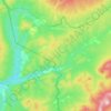 Топографическая карта Лемеза, высота, рельеф