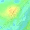 Топографическая карта Угловское, высота, рельеф