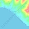 Топографическая карта Playa de Bolonia, высота, рельеф