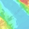 Топографическая карта Ганино, высота, рельеф