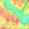 Топографическая карта Красотино, высота, рельеф
