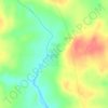 Топографическая карта Косогор, высота, рельеф