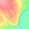 Топографическая карта Ксизово, высота, рельеф