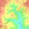 Топографическая карта Мосино, высота, рельеф