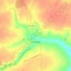 Топографическая карта Синявка, высота, рельеф