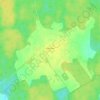 Топографическая карта Шепелево, высота, рельеф