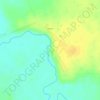 Топографическая карта Кручи, высота, рельеф