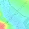 Топографическая карта Коростино, высота, рельеф
