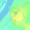 Топографическая карта Полноват, высота, рельеф