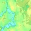 Топографическая карта Брылино, высота, рельеф