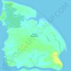 Топографическая карта Ilha do Algodoal, высота, рельеф