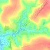 Топографическая карта Ключ, высота, рельеф