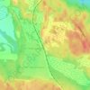 Топографическая карта Илес, высота, рельеф