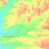 Топографическая карта Ургал, высота, рельеф