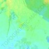 Топографическая карта Лиможа, высота, рельеф
