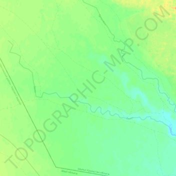 Топографическая карта Буконь, высота, рельеф