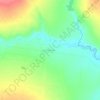 Топографическая карта Кученяево, высота, рельеф