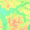 Топографическая карта Сеяха, высота, рельеф