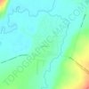 Топографическая карта Евтино, высота, рельеф