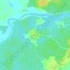 Топографическая карта Великуша, высота, рельеф