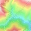 Топографическая карта Гакко, высота, рельеф