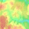 Топографическая карта Терпигорьево, высота, рельеф