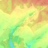 Топографическая карта Мерлеево, высота, рельеф