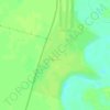 Топографическая карта Бударино, высота, рельеф