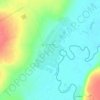 Топографическая карта Кичкеево, высота, рельеф